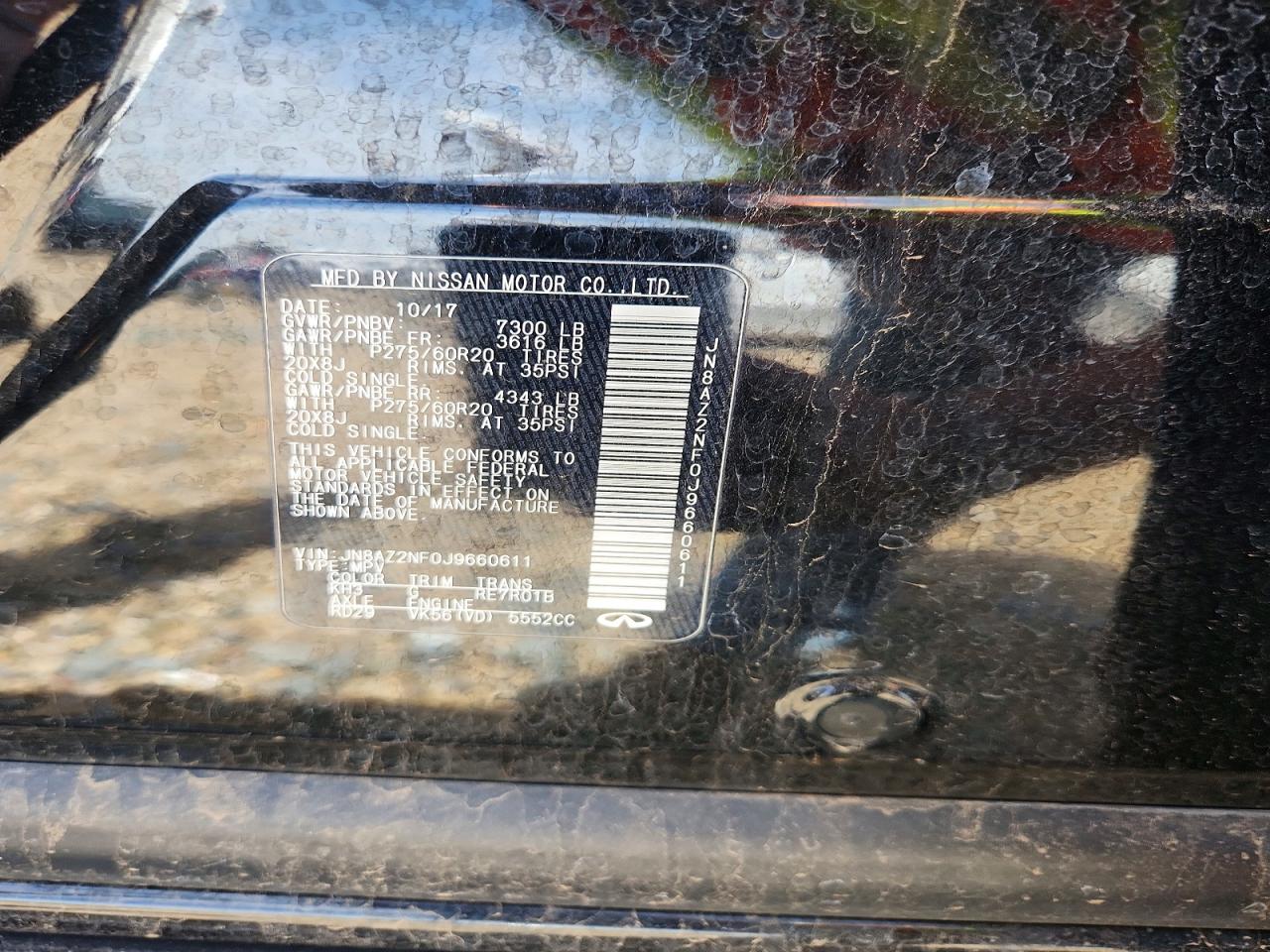 2018 INFINITI QX80