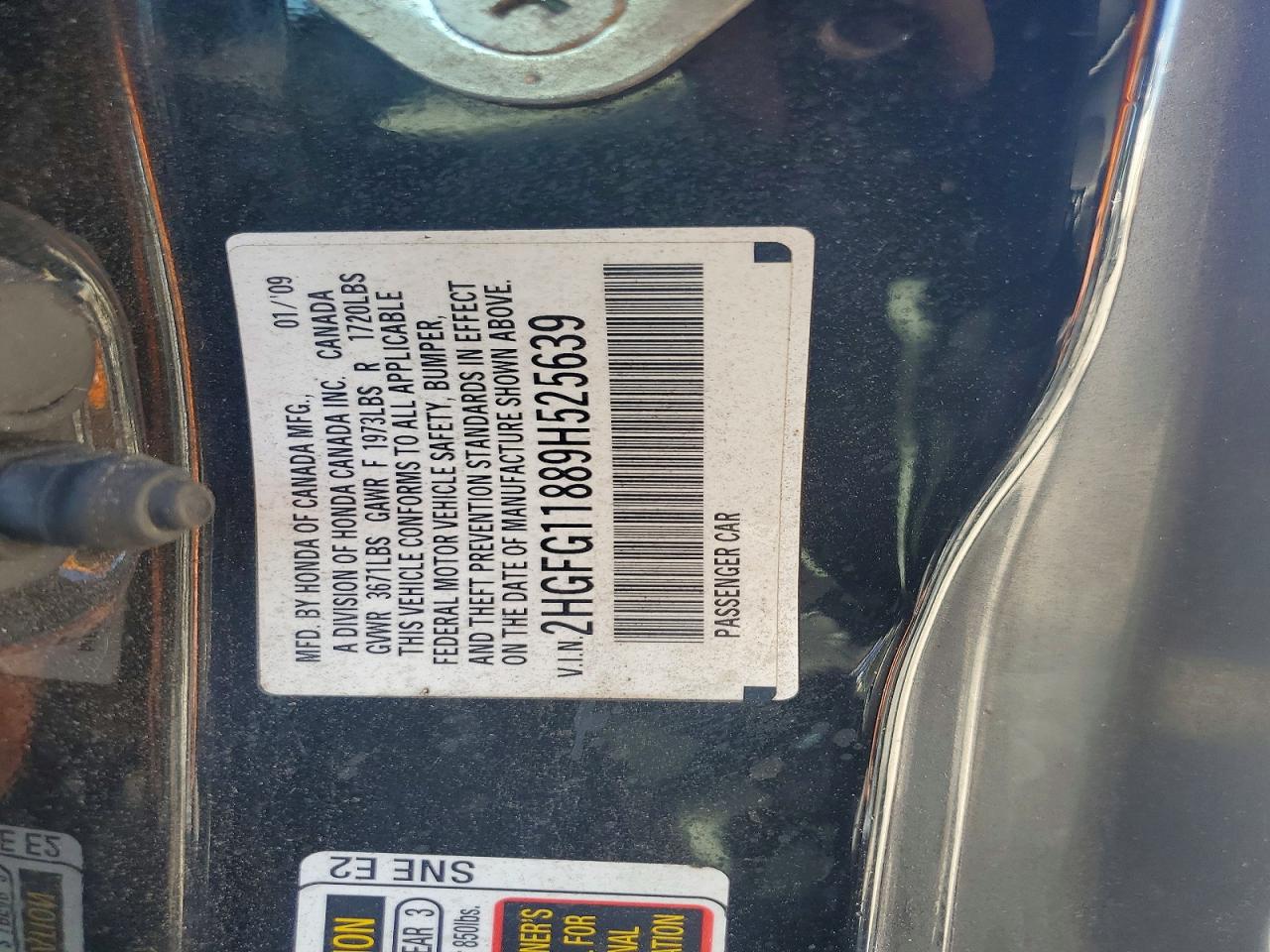 2009 HONDA CIVIC
