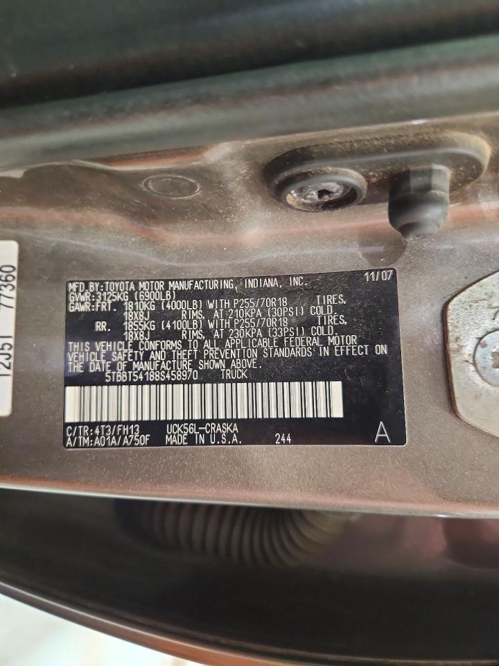 2008 TOYOTA TUNDRA
