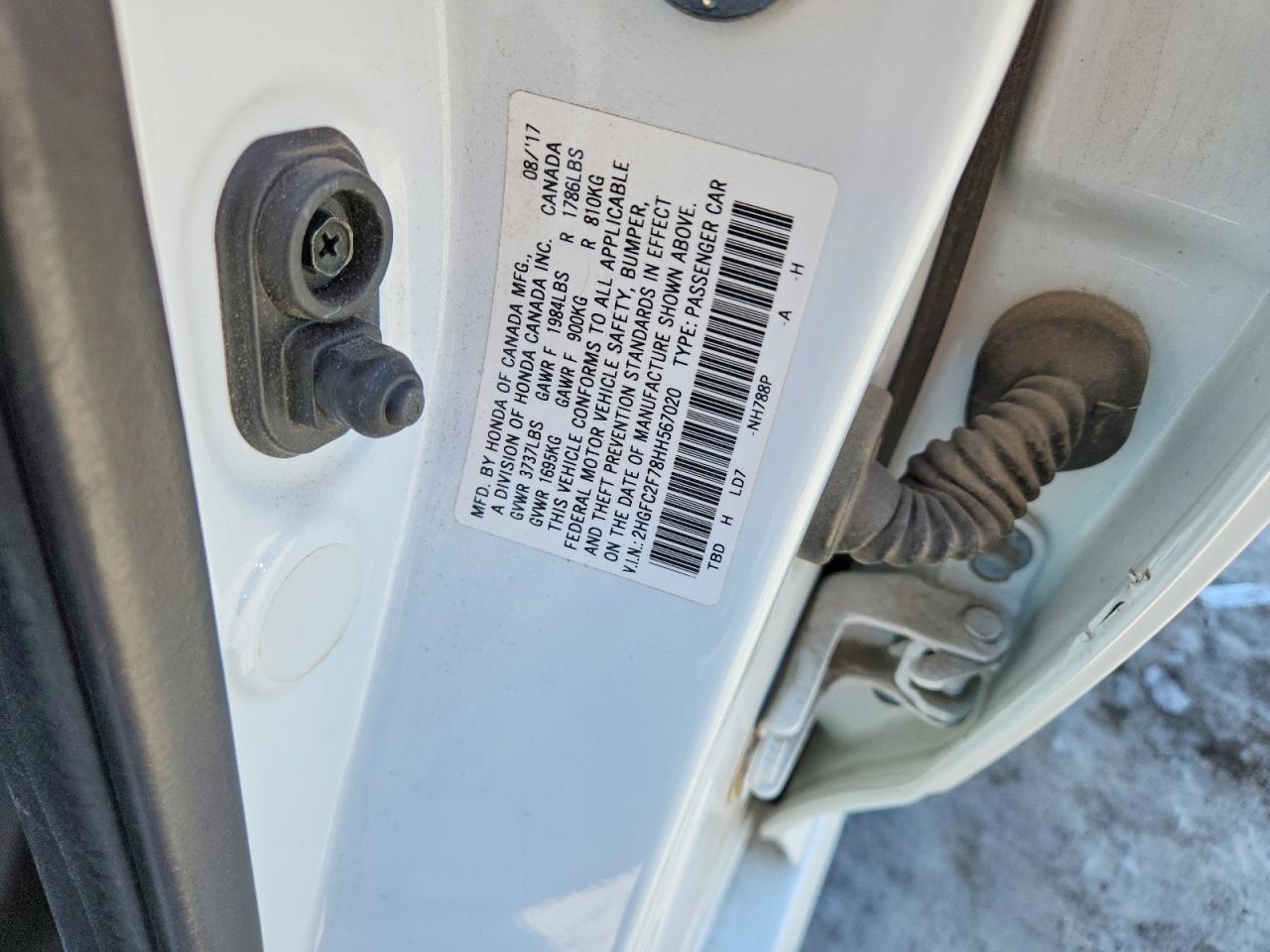 2017 HONDA CIVIC