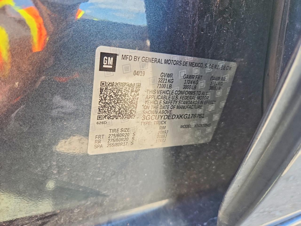 2019 CHEVROLET SILVERADO