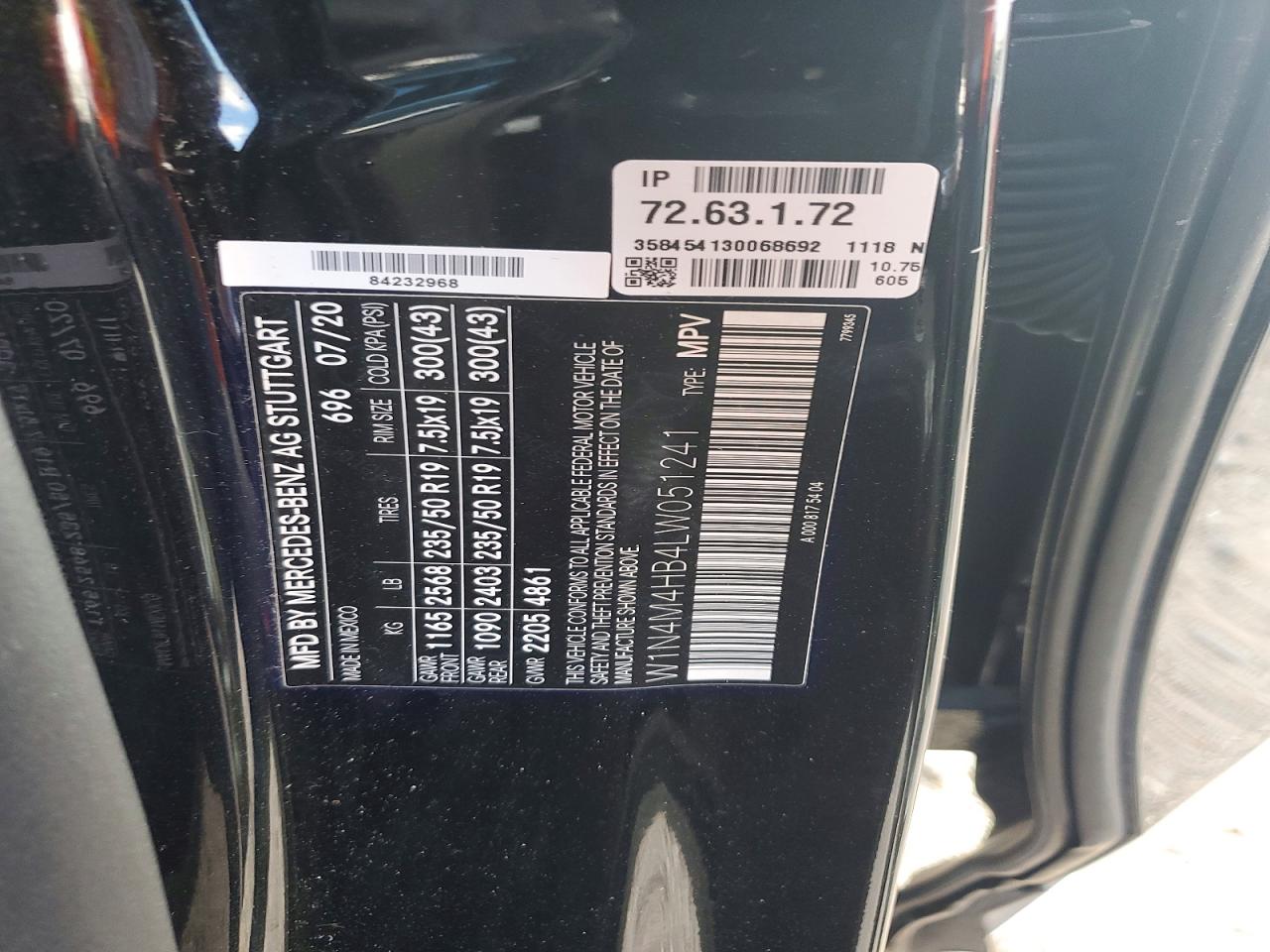 2020 MERCEDES-BENZ GLB-CLASS
