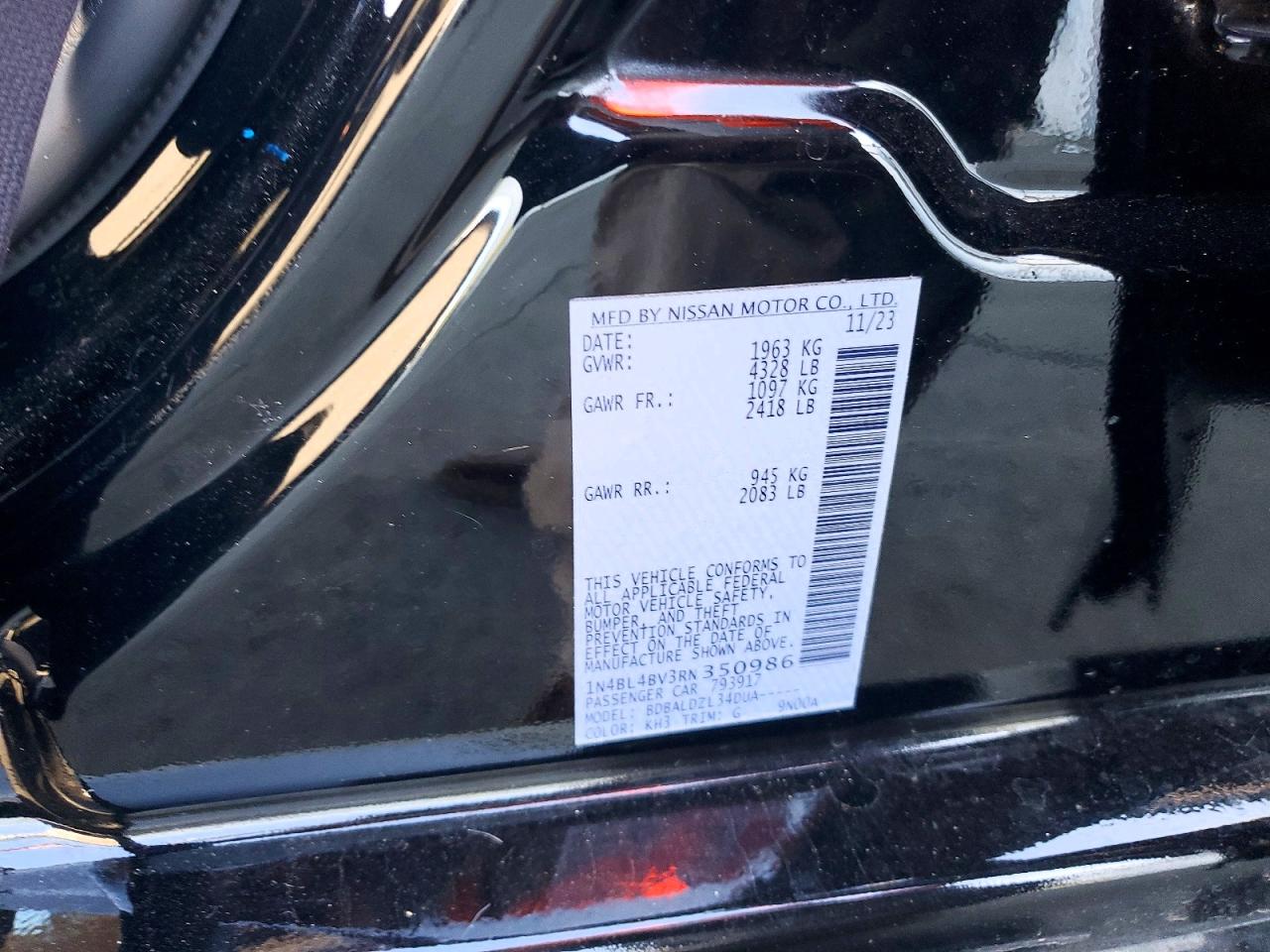 2024 NISSAN ALTIMA
