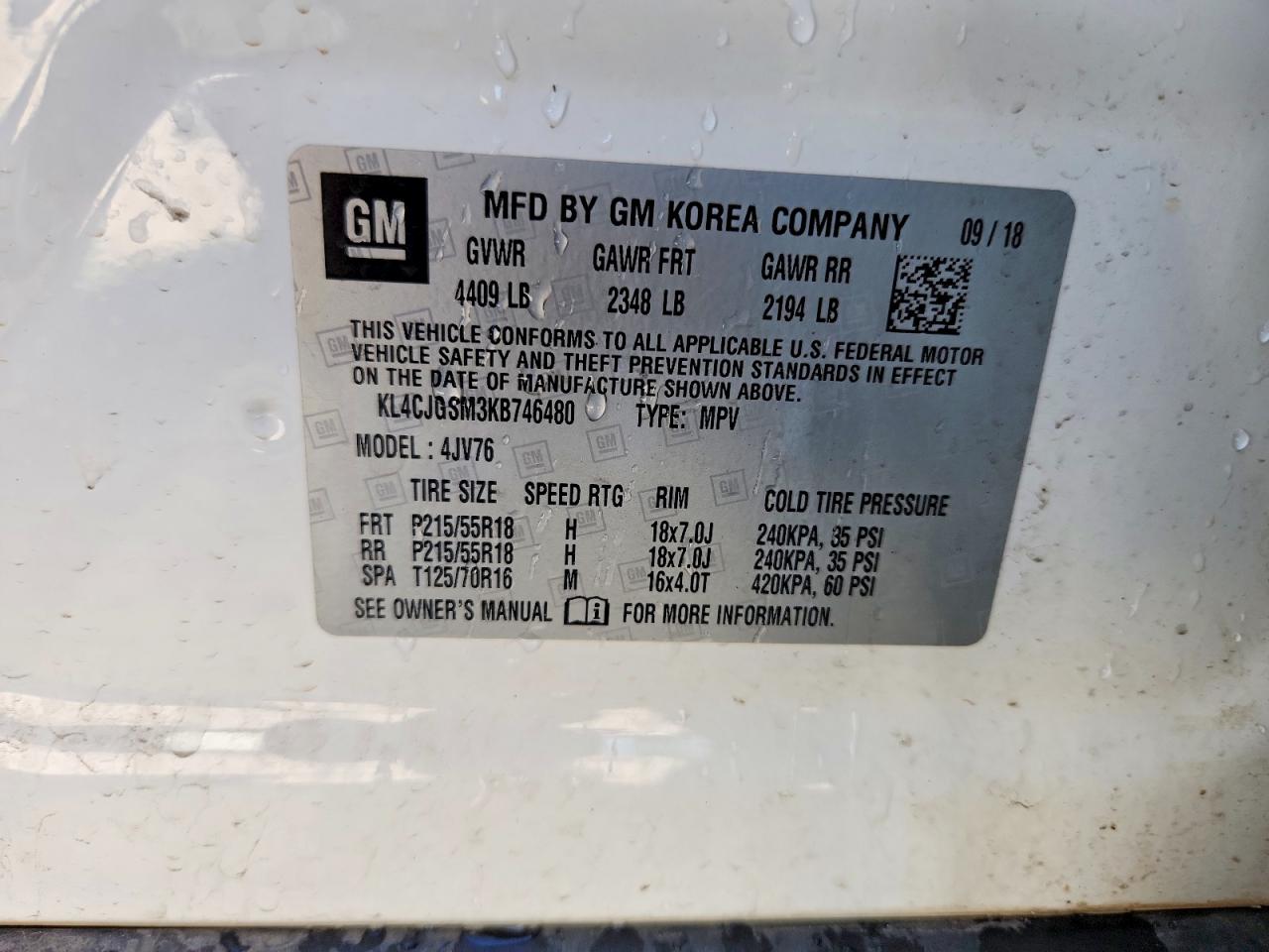 2019 BUICK ENCORE