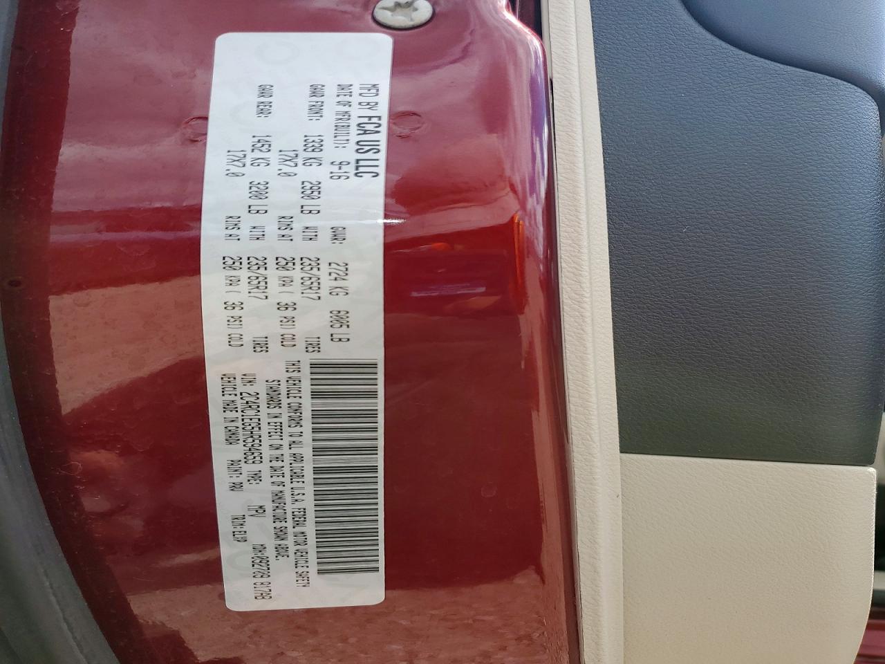 2017 CHRYSLER PACIFICA