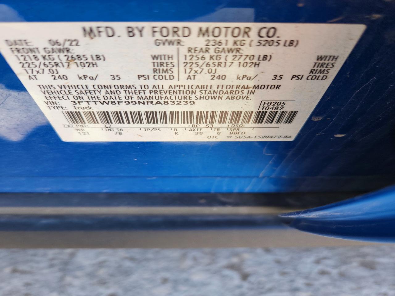 2022 FORD MAVERICK