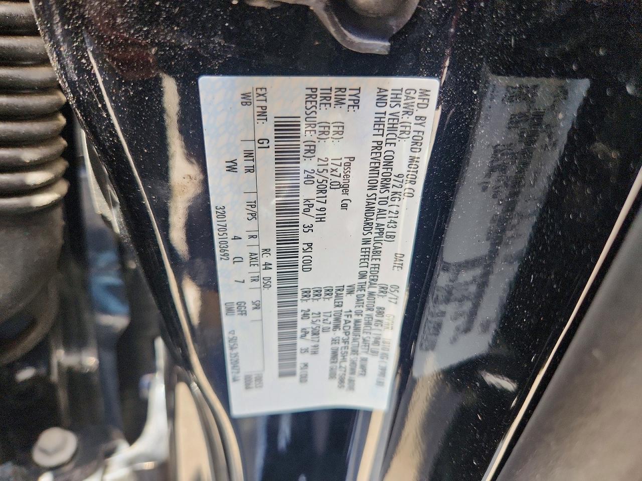 2017 FORD FOCUS