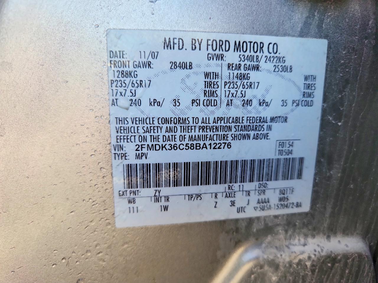 2008 FORD EDGE