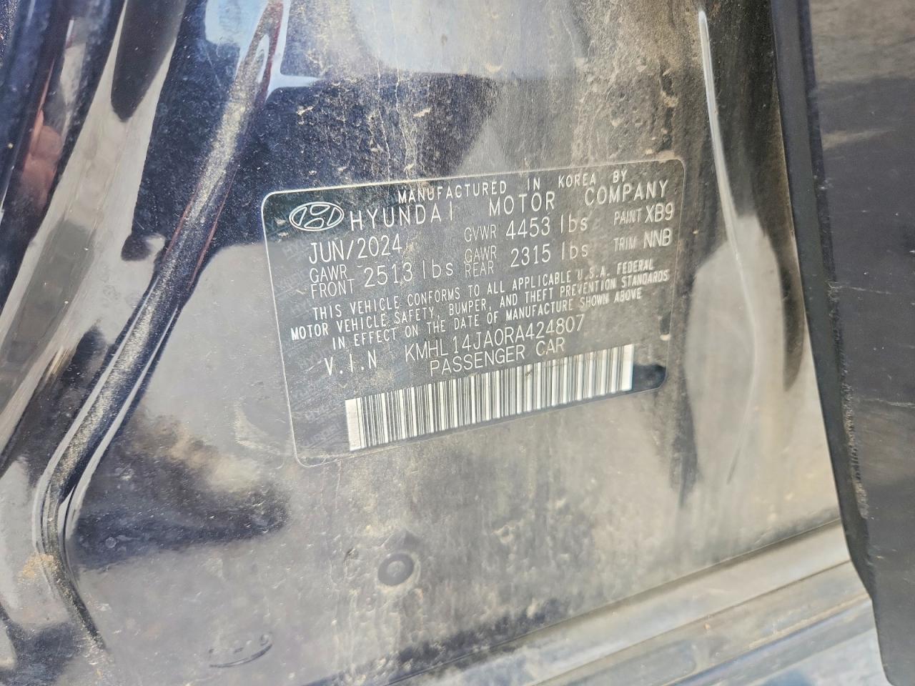 2024 HYUNDAI SONATA