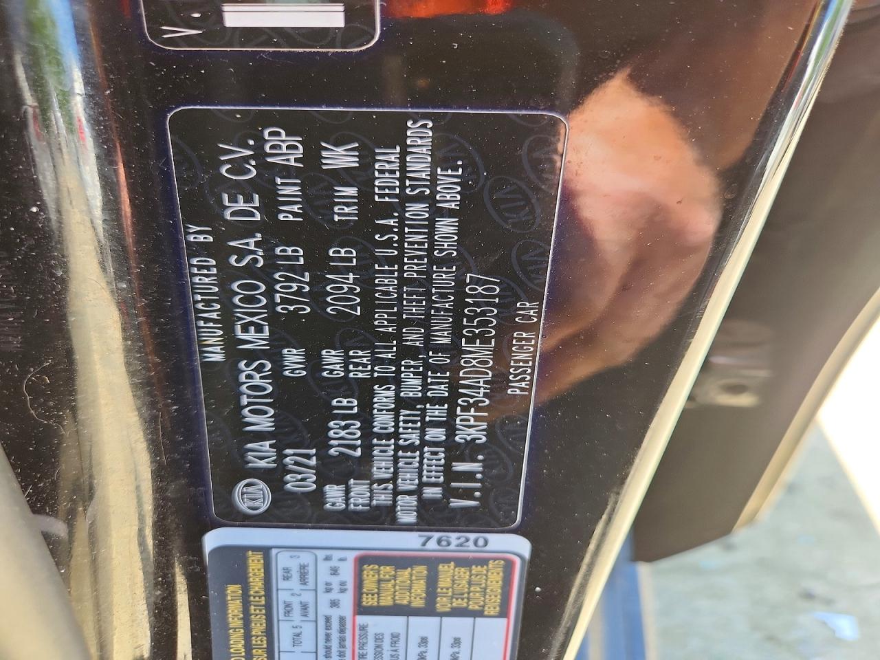 2021 KIA FORTE