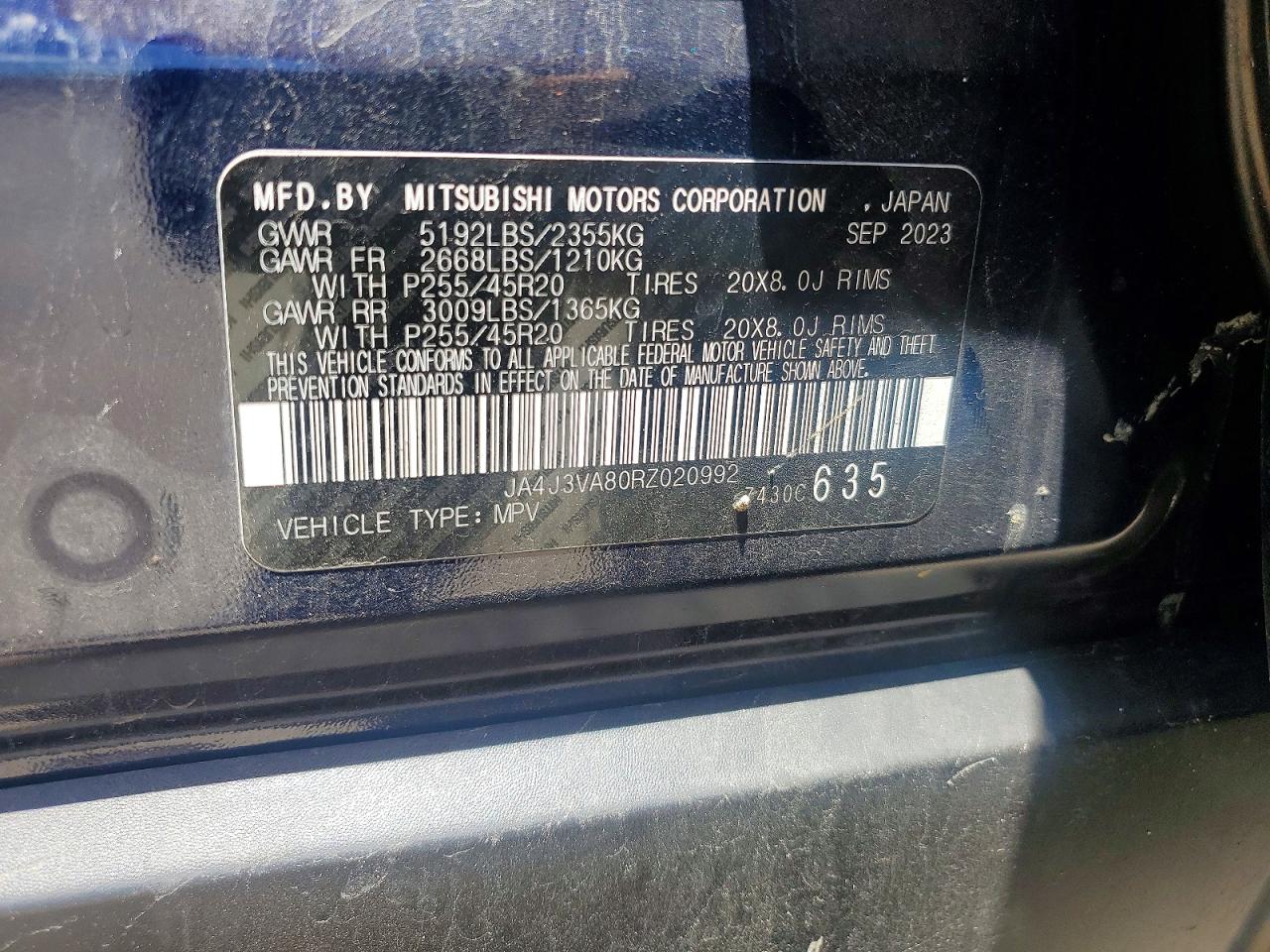 2024 MITSUBISHI OUTLANDER