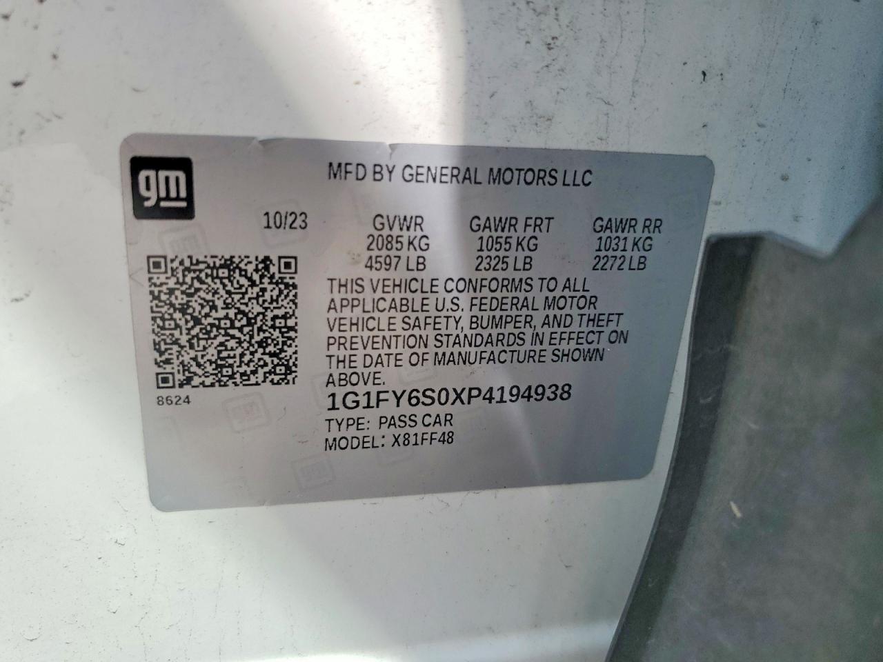 2023 CHEVROLET BOLT
