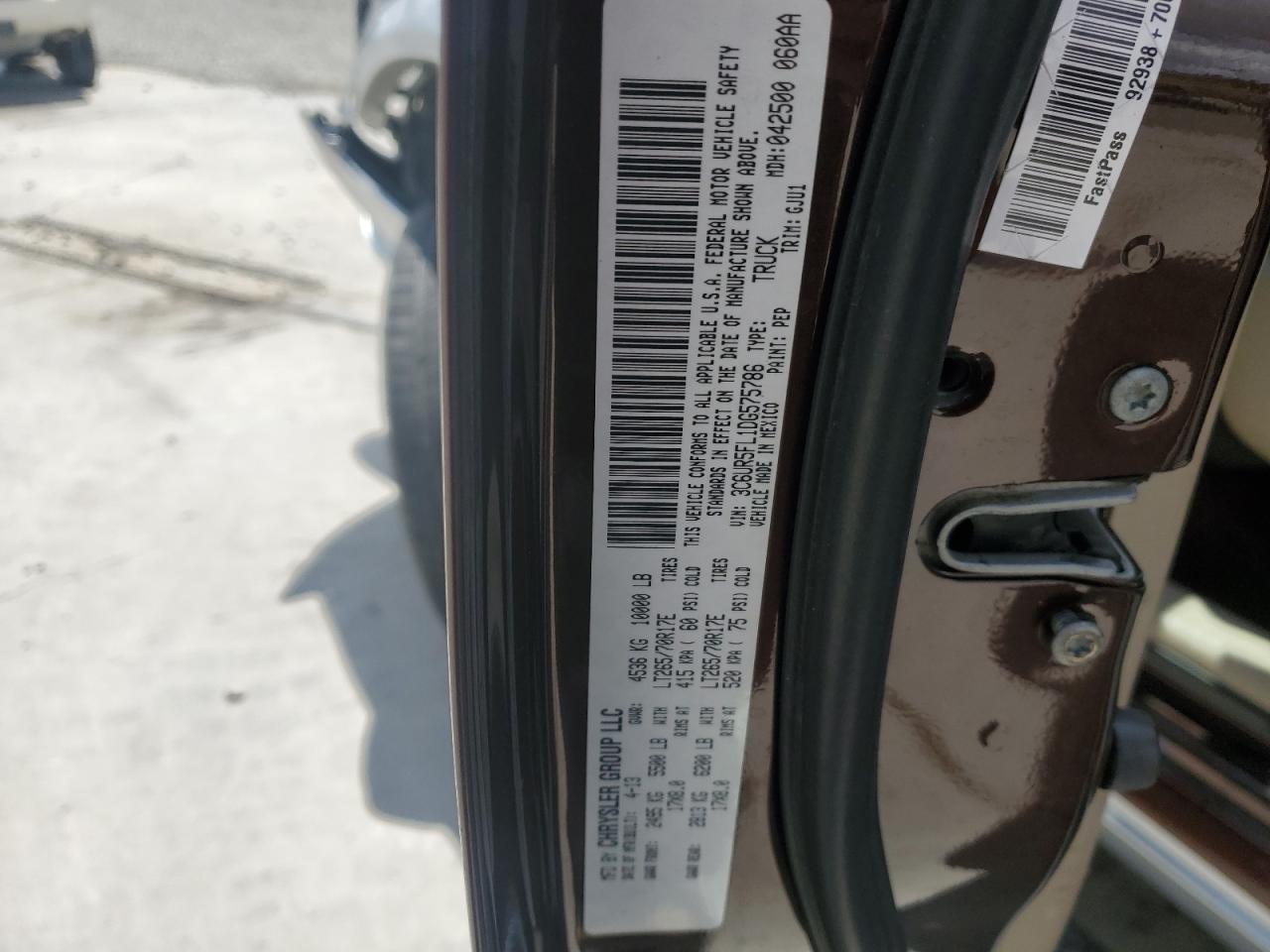 2013 RAM 2500