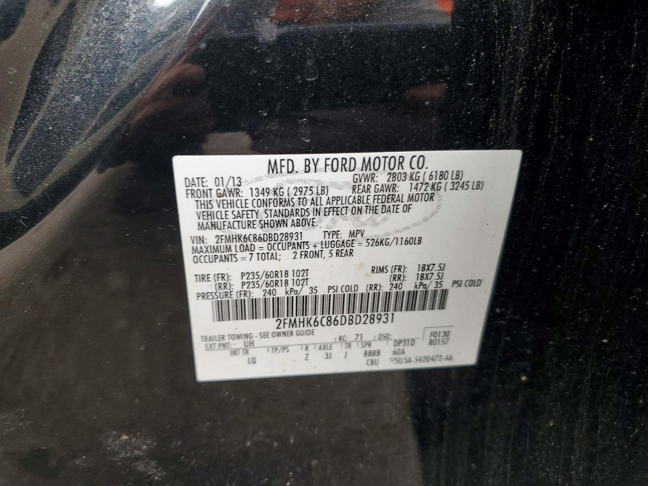 2013 FORD FLEX