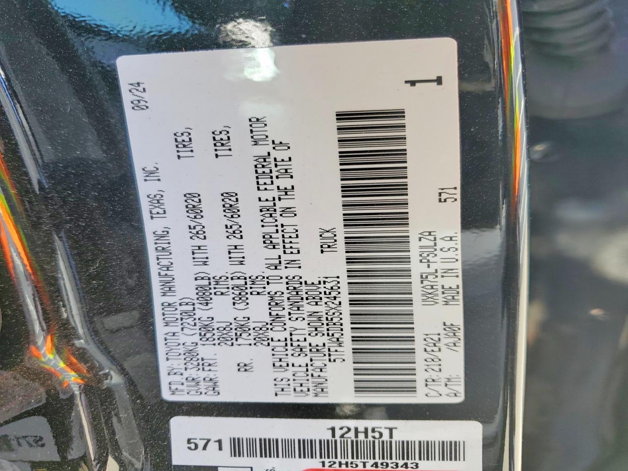 2025 TOYOTA TUNDRA