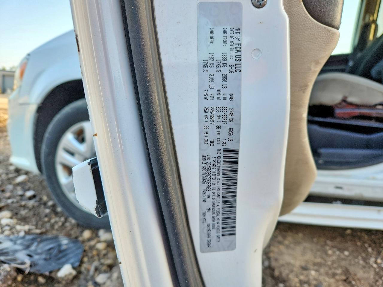 2016 DODGE CARAVAN