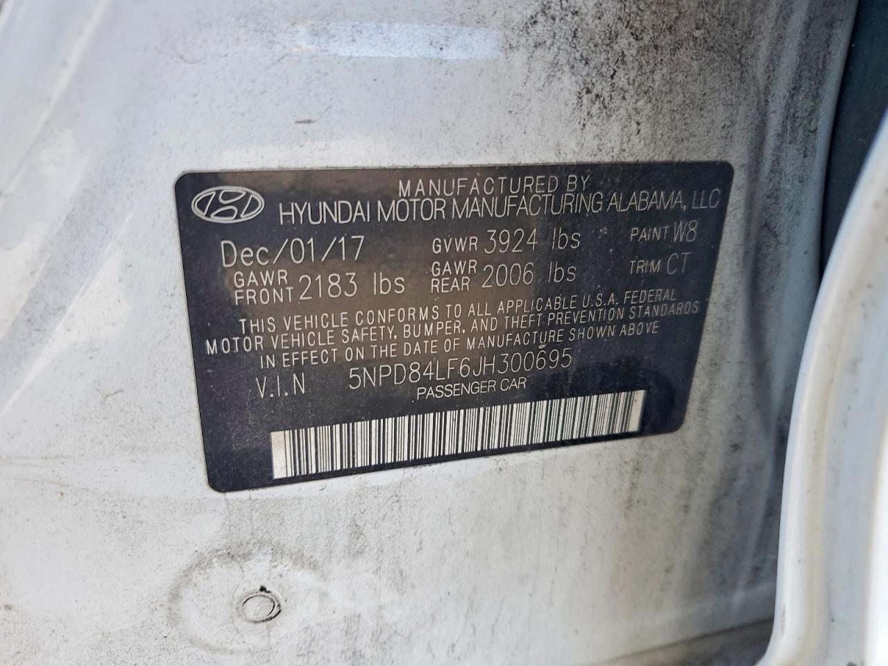 2018 HYUNDAI ELANTRA