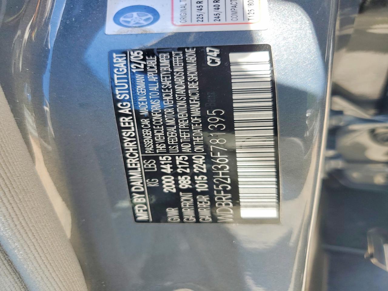 2006 MERCEDES-BENZ C-CLASS