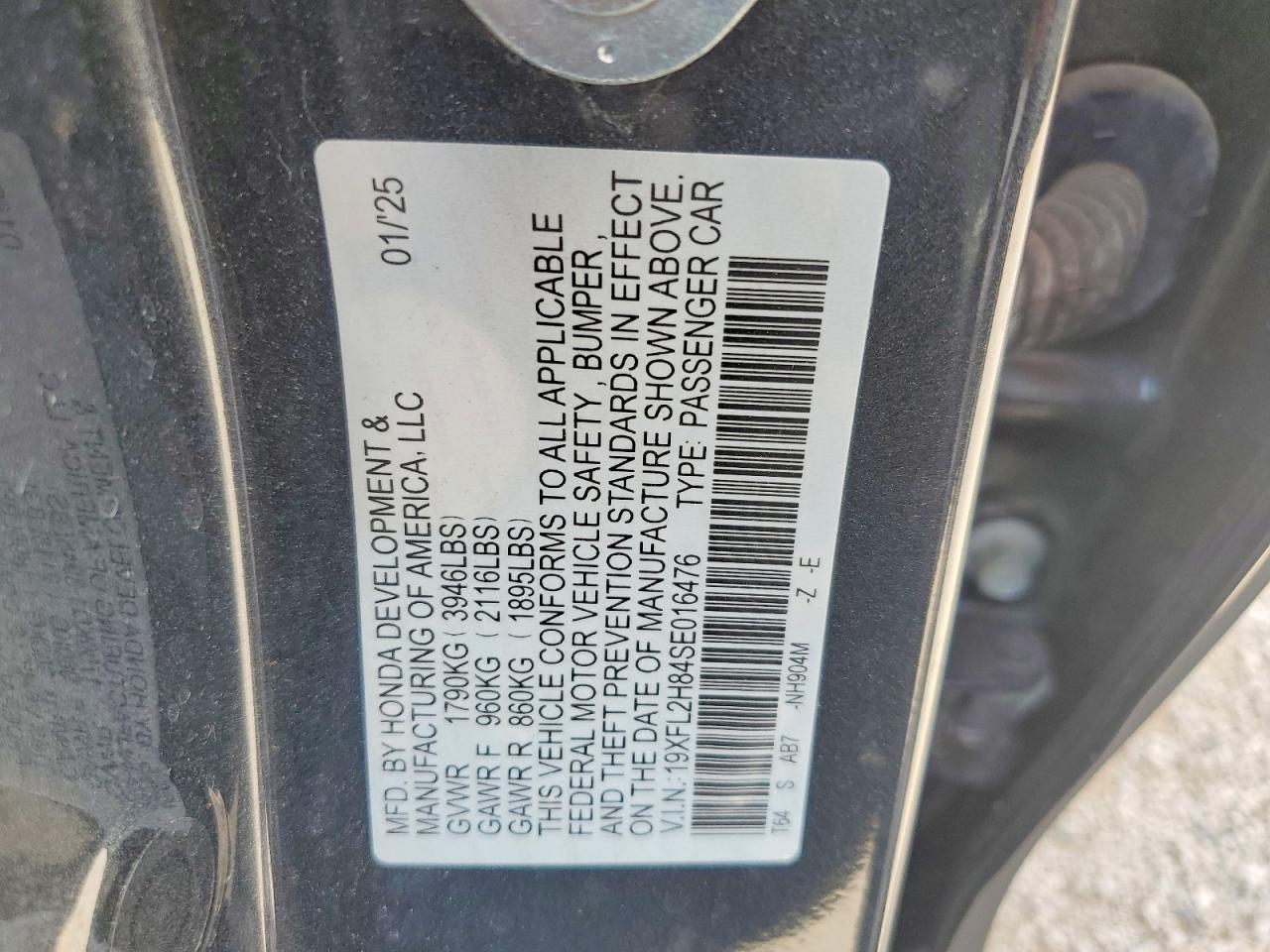 2025 HONDA CIVIC