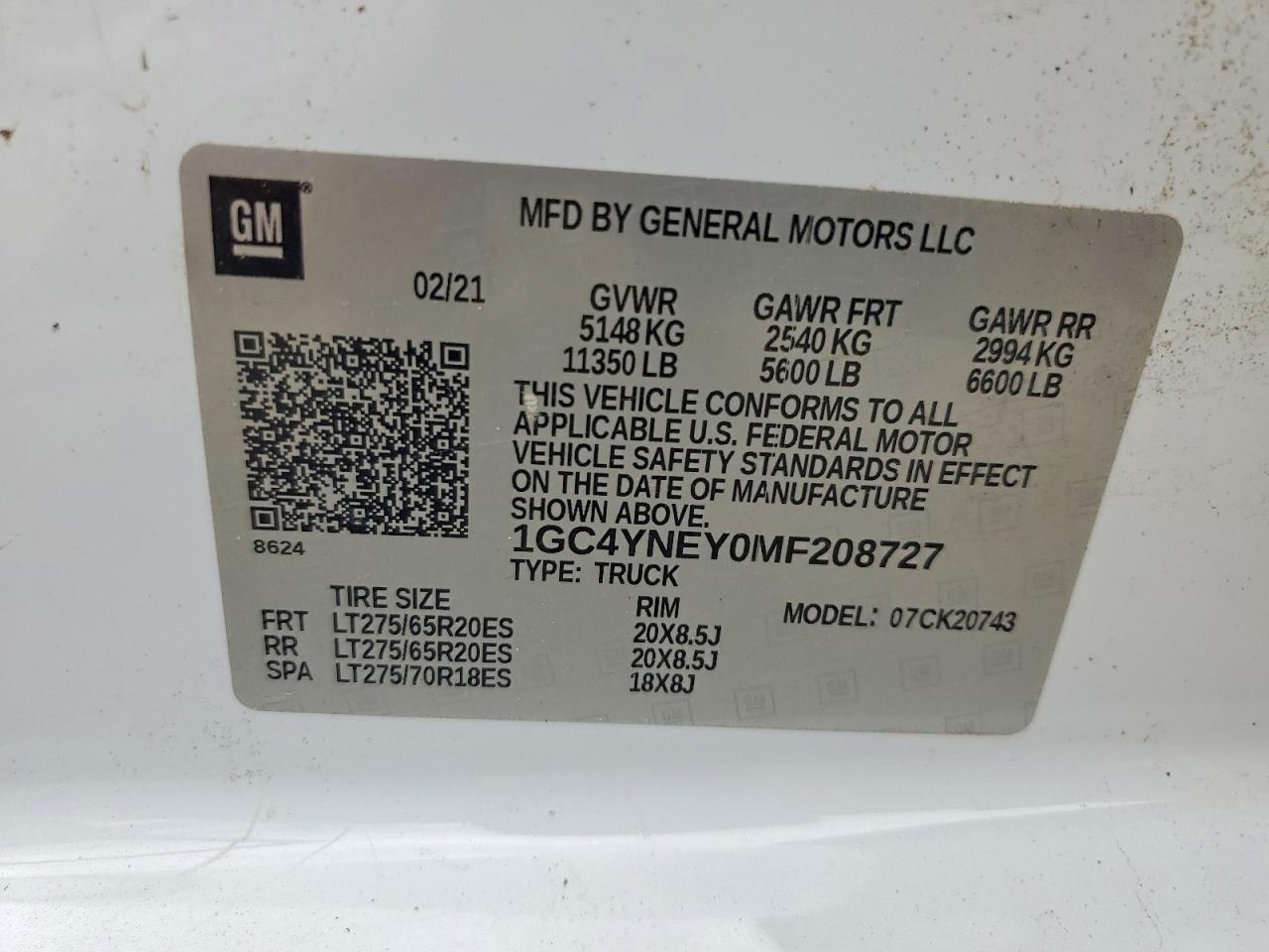 2021 CHEVROLET SILVERADO
