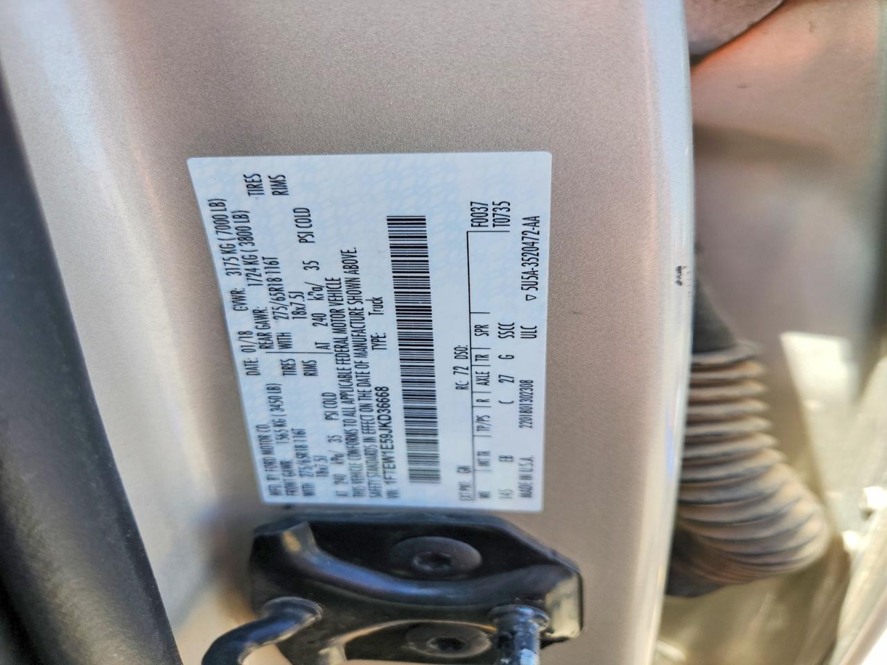 2018 FORD F150