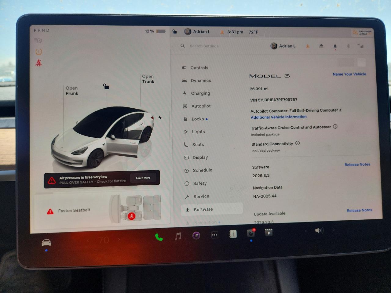 2023 TESLA MODEL 3