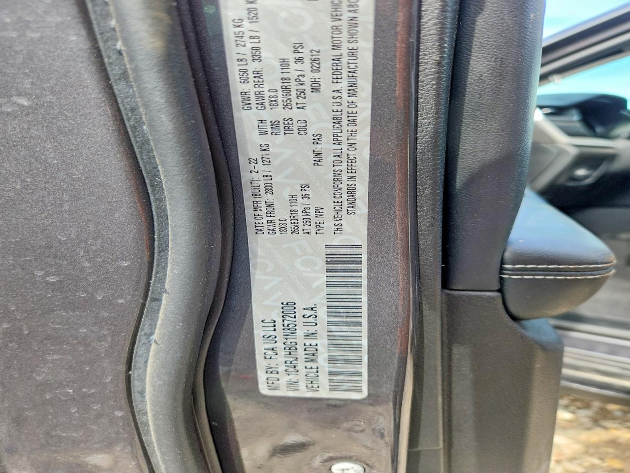 2022 JEEP CHEROKEE