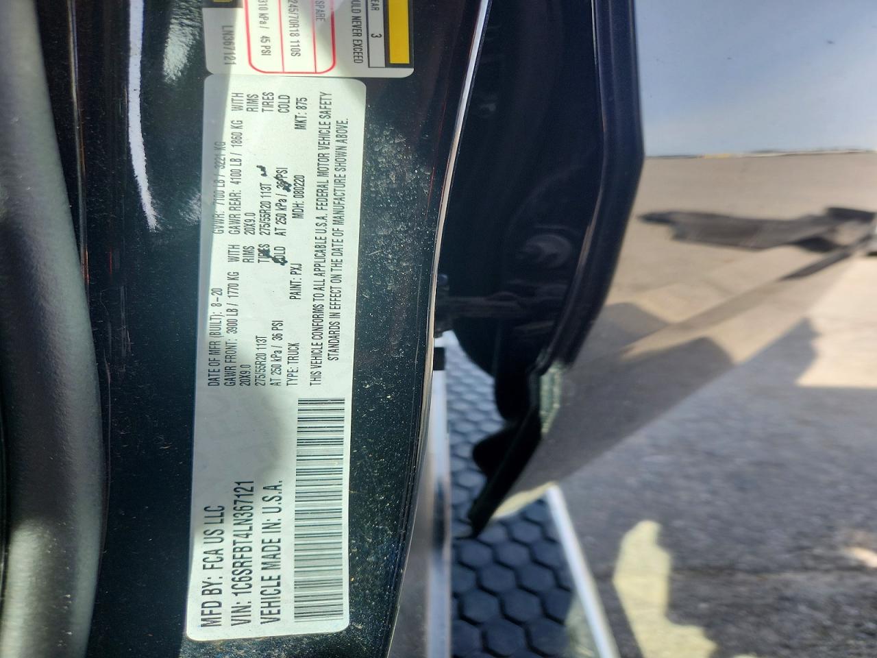 2020 RAM 1500