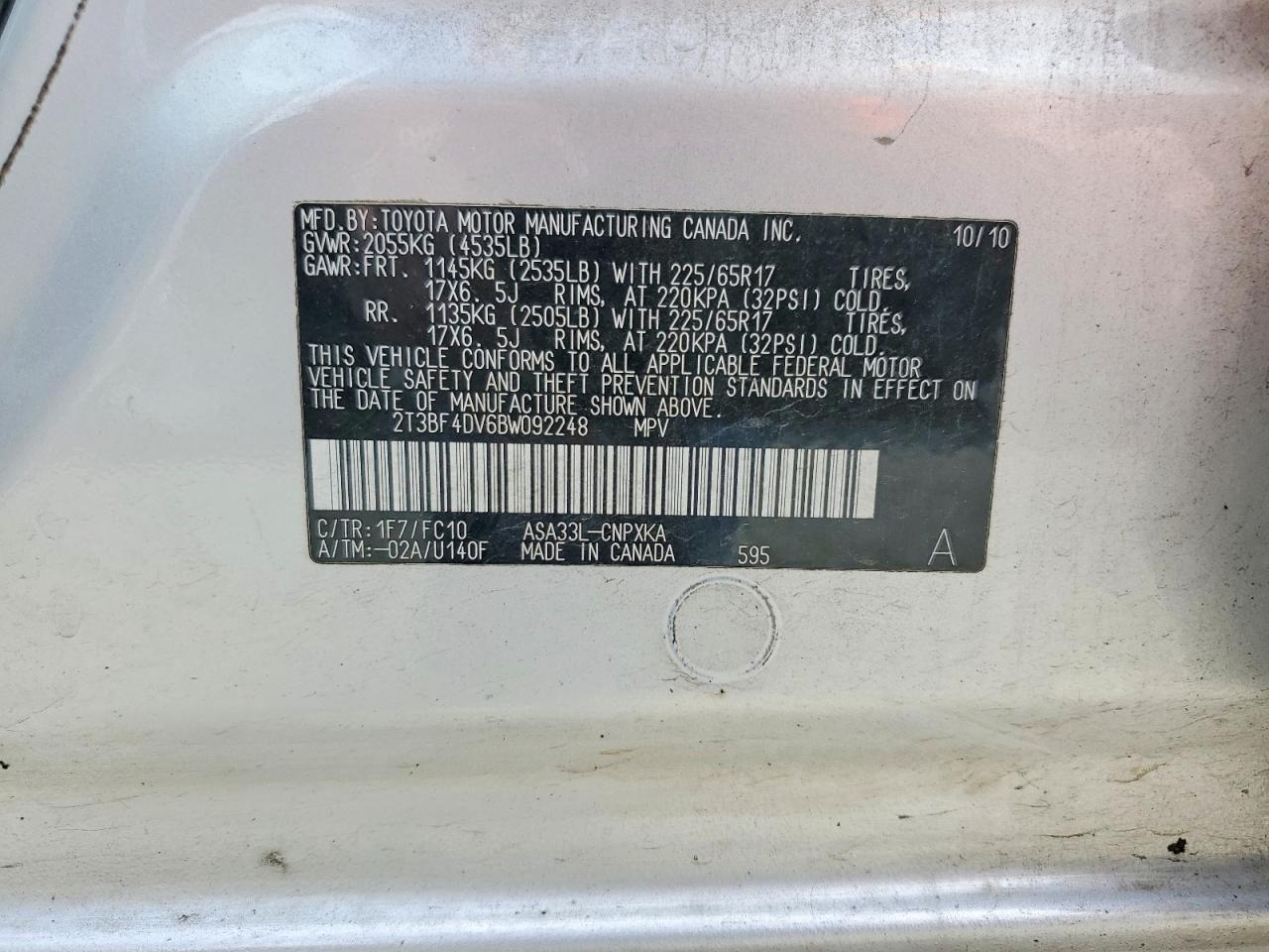 2011 TOYOTA RAV4