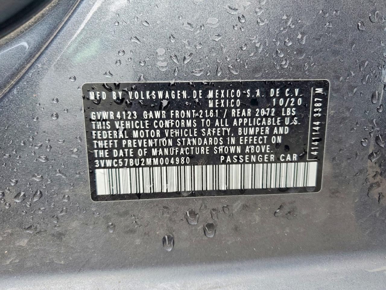 2021 VOLKSWAGEN JETTA