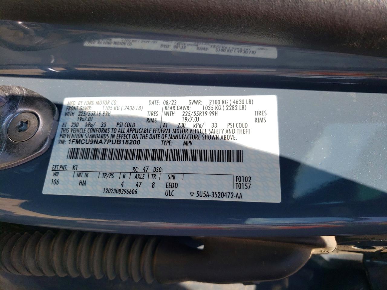 2023 FORD ESCAPE ST