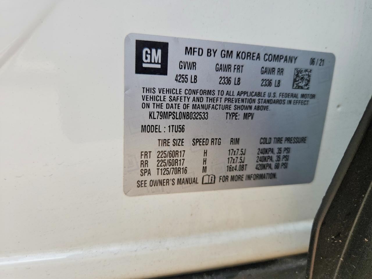 2022 CHEVROLET TRAILBLAZE