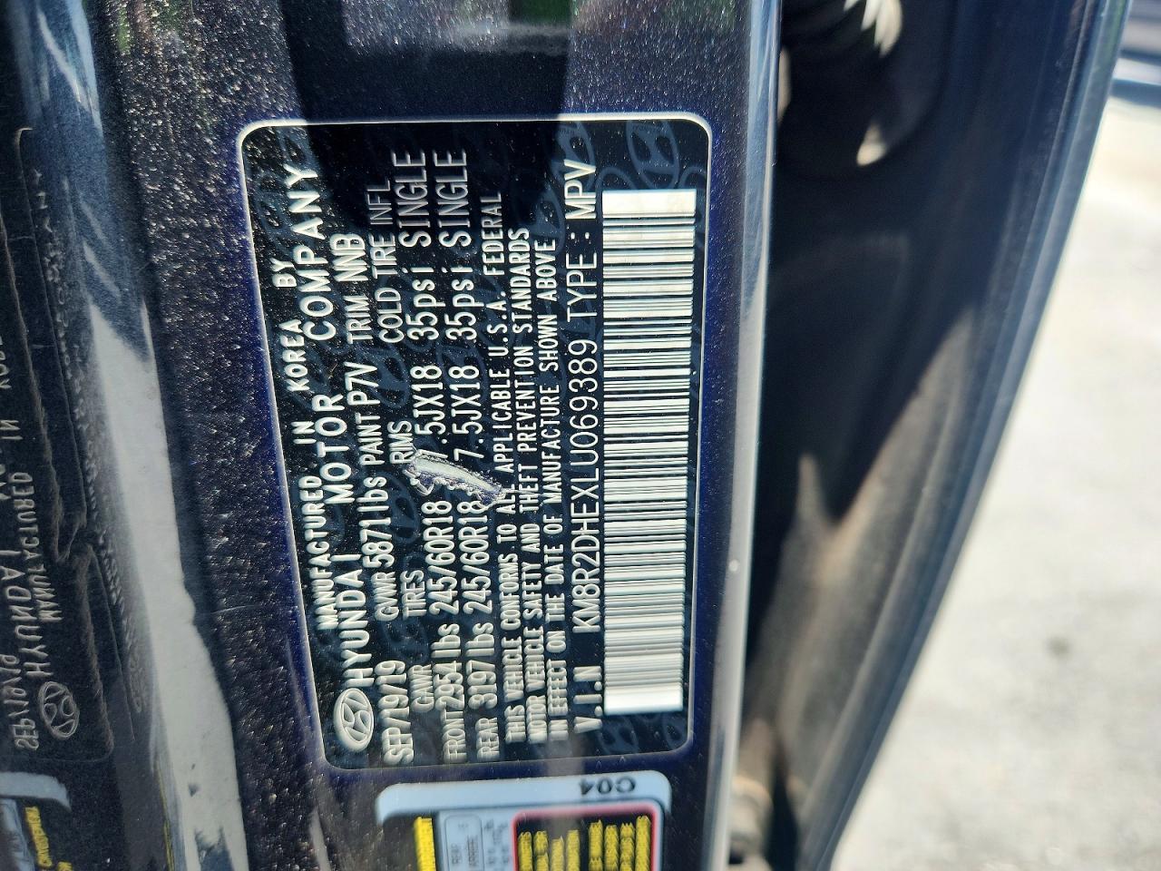 2020 HYUNDAI PALISADE