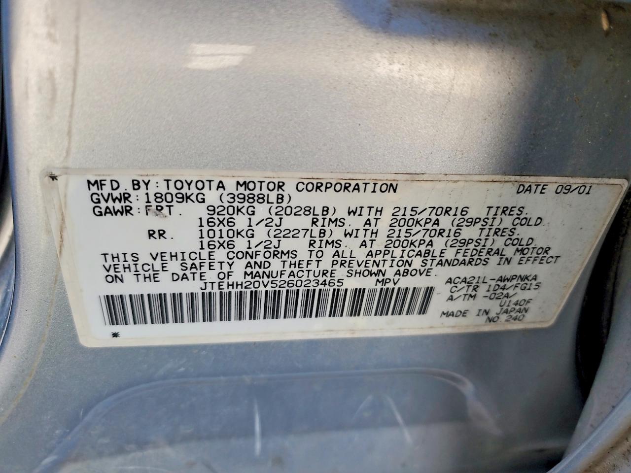 2002 TOYOTA RAV4