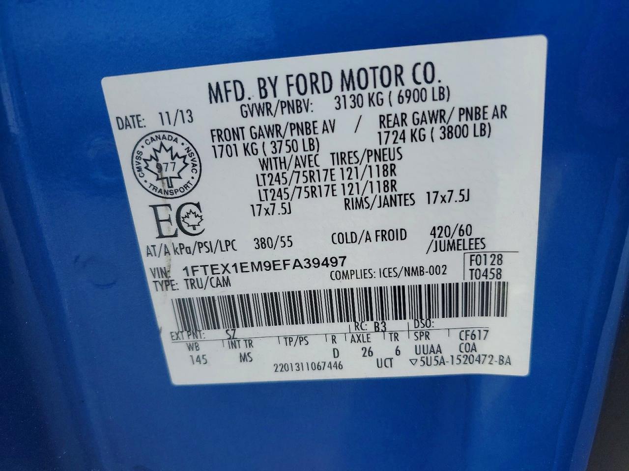 2014 FORD F150