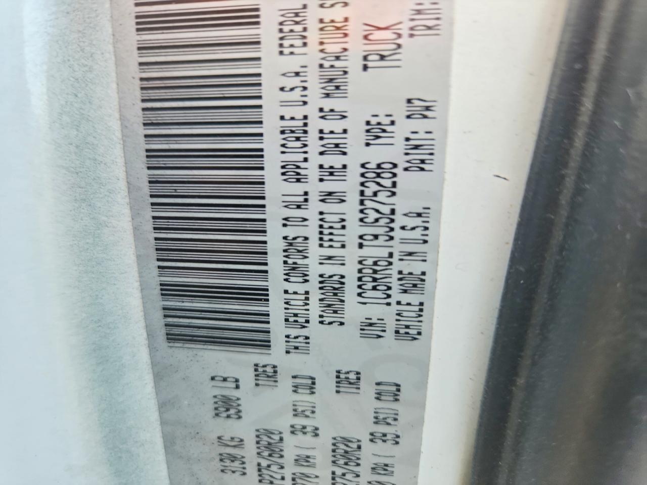 2018 RAM 1500