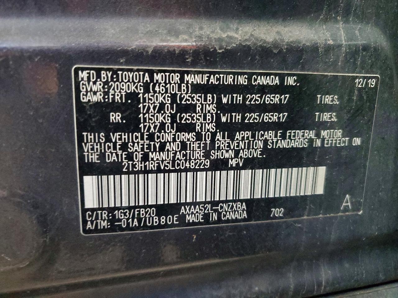 2020 TOYOTA RAV4