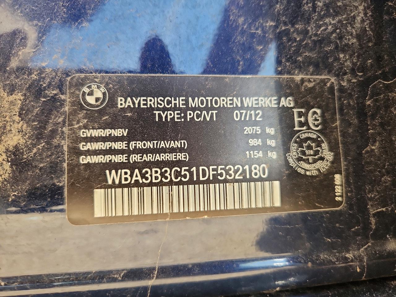 2013 BMW 3 SERIES