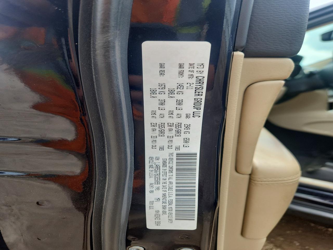 2011 JEEP GRAND CHER