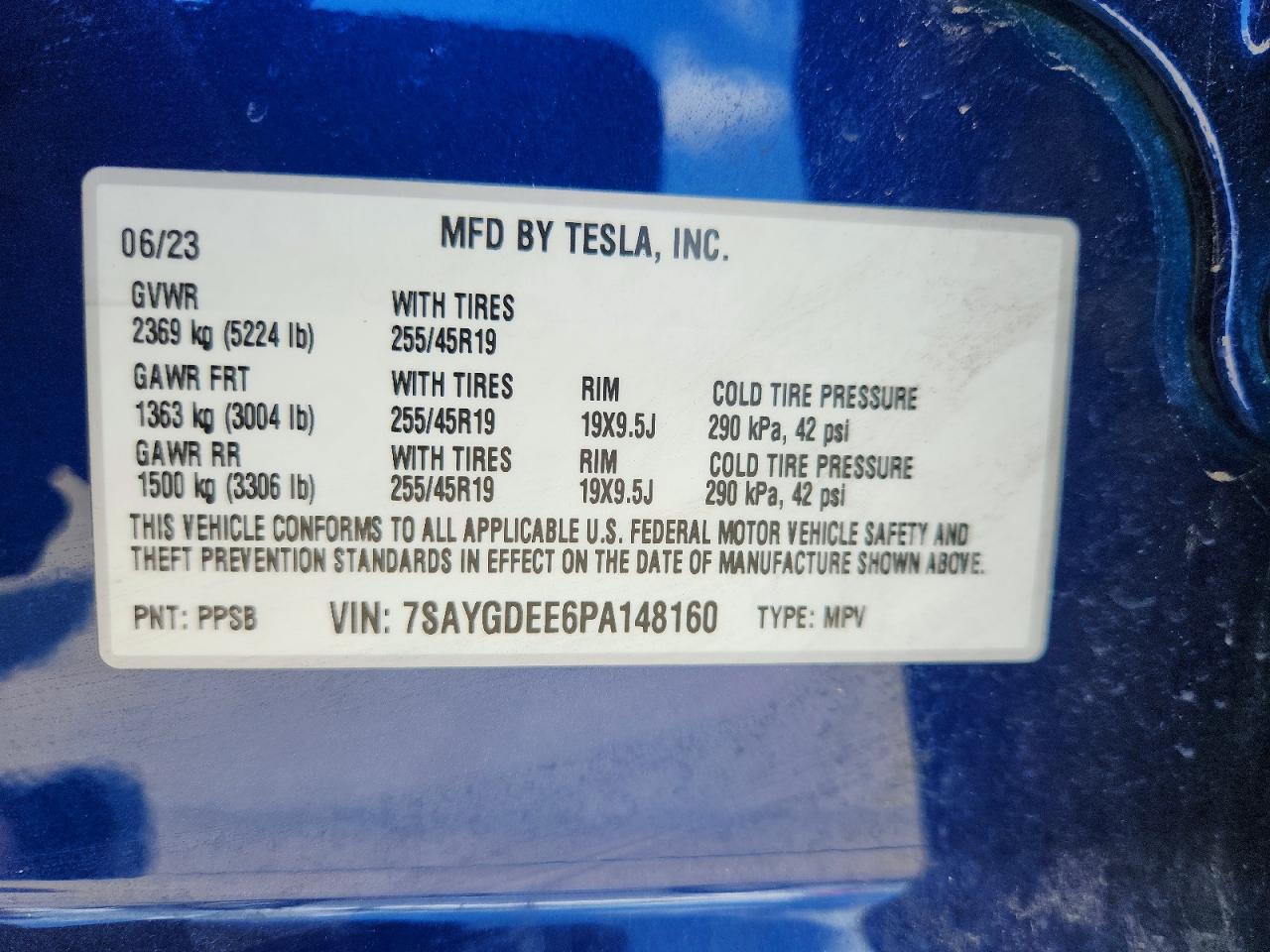2023 TESLA MODEL Y