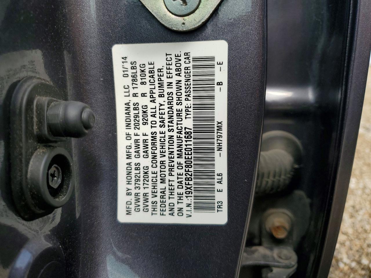 2014 HONDA CIVIC