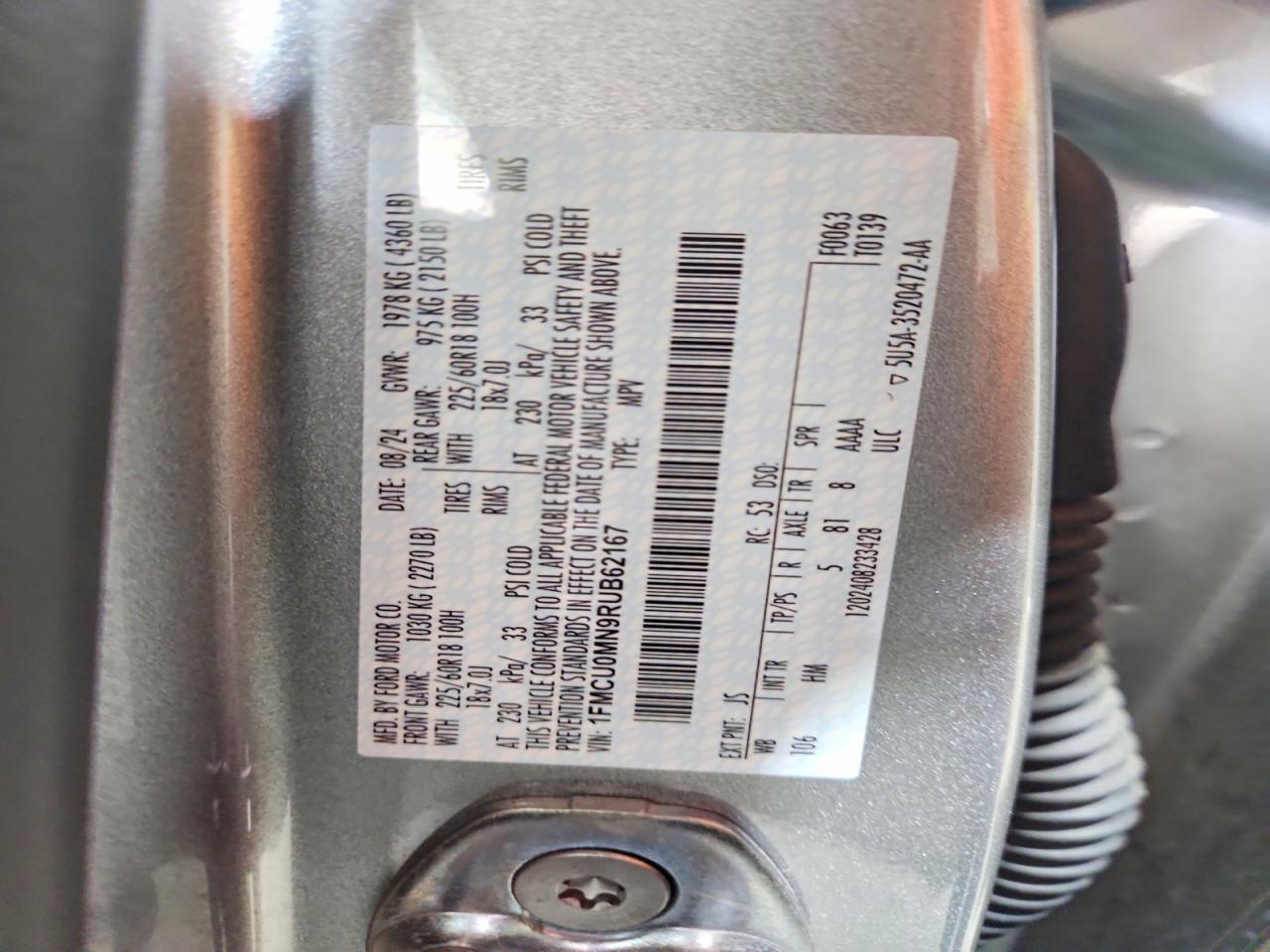 2024 FORD ESCAPE