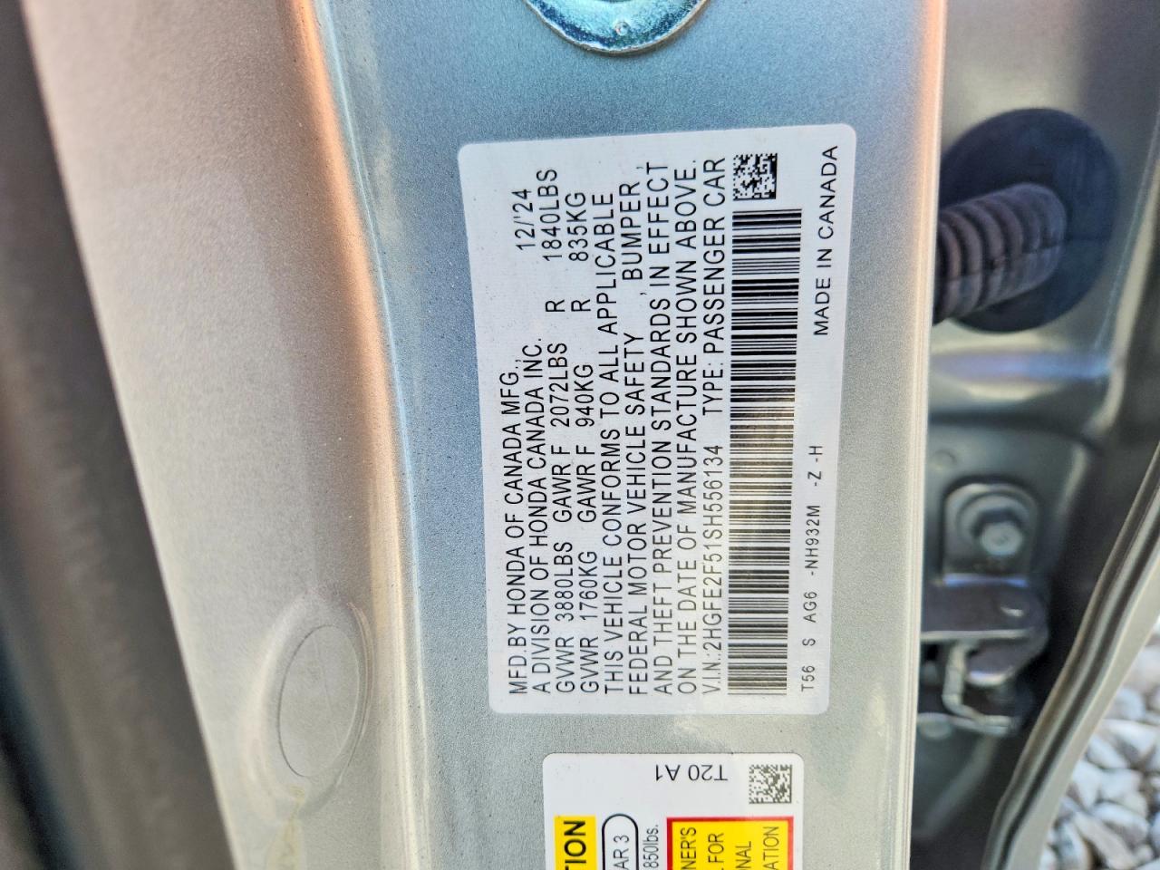 2025 HONDA CIVIC