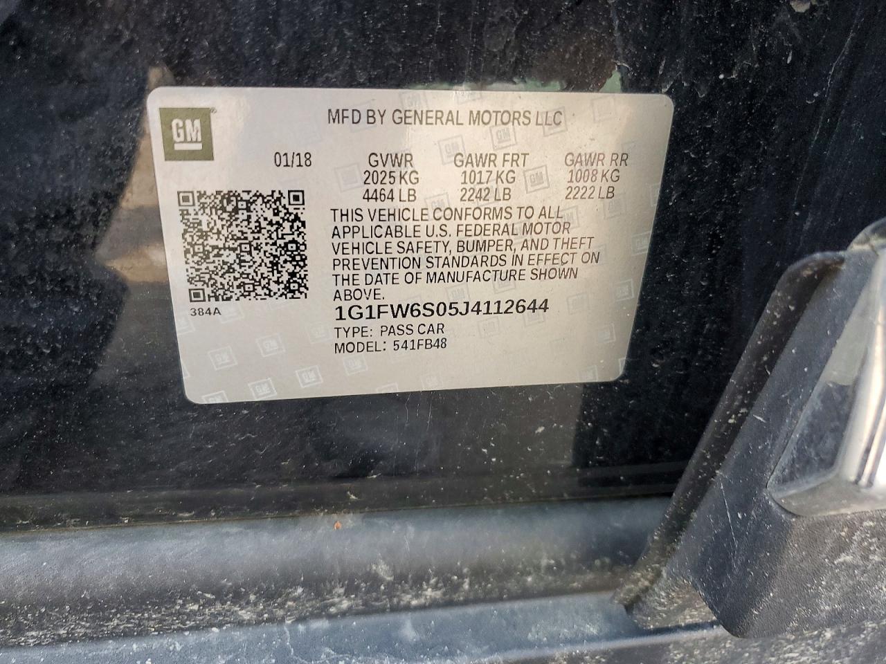 2018 CHEVROLET BOLT