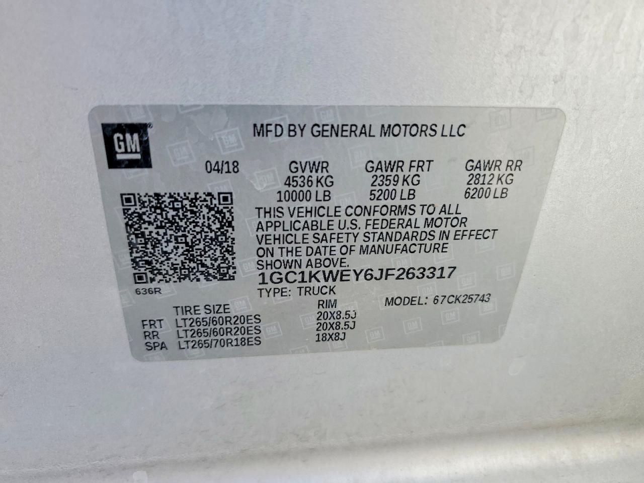 2018 CHEVROLET ALL Models