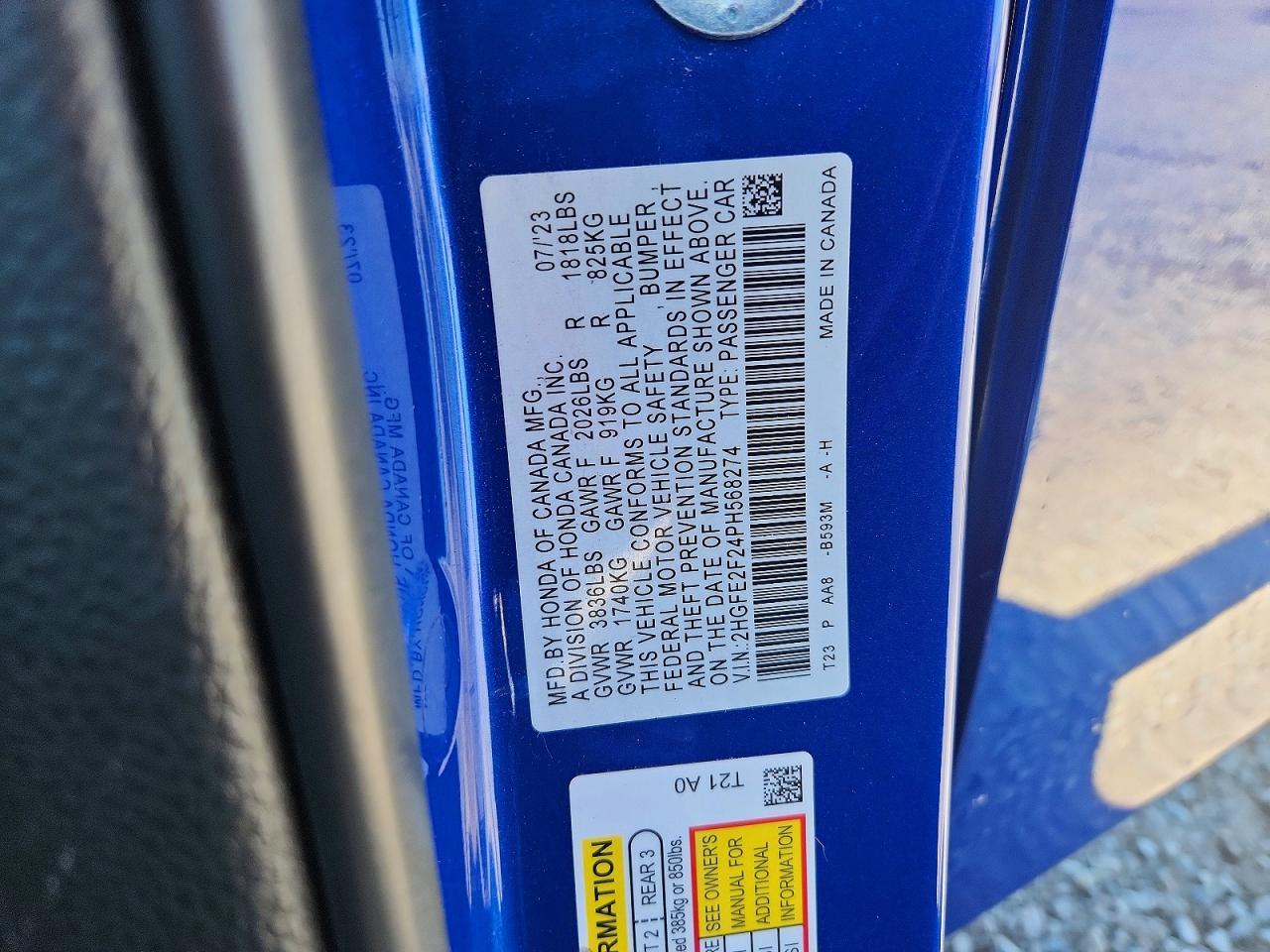 2023 HONDA CIVIC