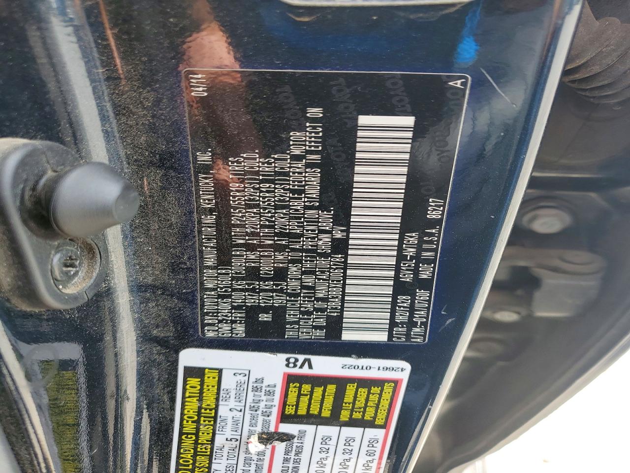 2014 TOYOTA VENZA