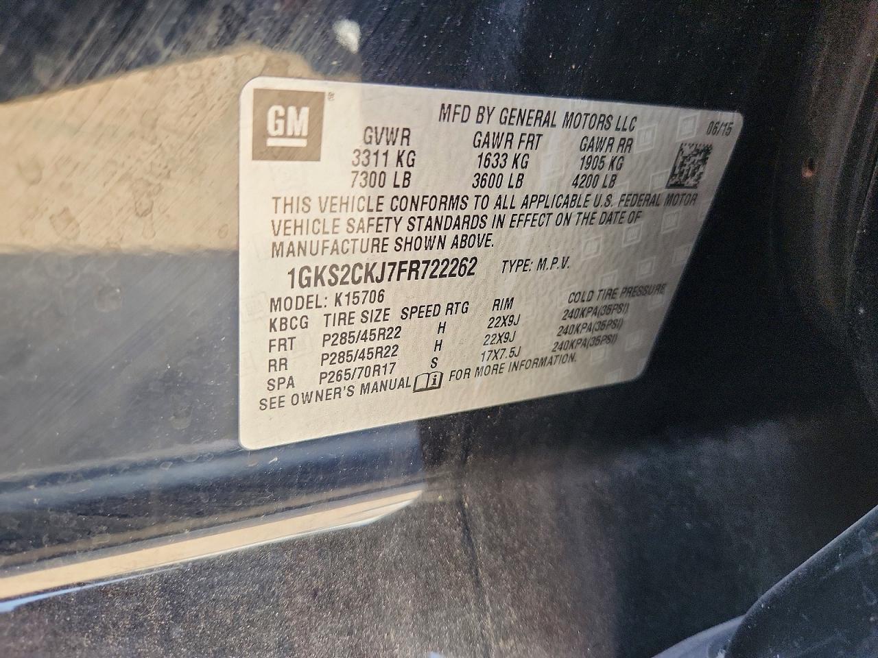 2015 GMC YUKON