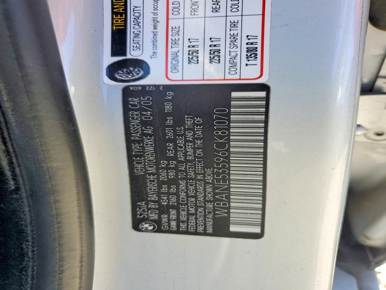 2006 BMW 5 SERIES