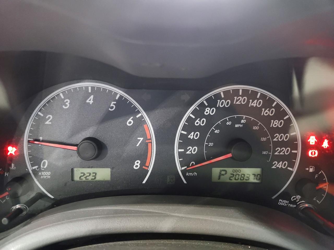 2009 TOYOTA COROLLA